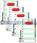 ID-20A A-Z 膠質索引分頁